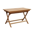 Lipari Folding Teak Wood Garden Table 80x120cm Promotion