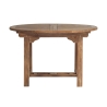 Expandable Outdoor Teak Wood Table for 8, Capraia Offers