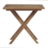 Vulcano Outdoor Folding Teak Wood Table 80x80cm Offers