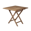 Vulcano Outdoor Folding Teak Wood Table 80x80cm Promotion
