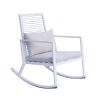 Modern Aluminum Rocking Chair with Cushion Tayuva Sale