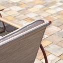 Modern Outdoor Garden Set: 2 Armchairs, Sofa, and Table Tinos Choice Of