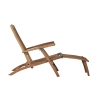 Teak Wood Reclining Sun Lounger for Garden Streamer Offers