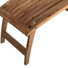 Teak Wood Reclining Sun Lounger for Garden Streamer Discounts