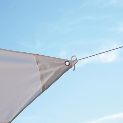 Triangular Outdoor Shade Sail 3.6 x 3.6 x 3.6m Solar Promotion