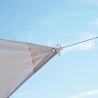 Triangular Outdoor Shade Sail 3.6 x 3.6 x 3.6m Solar Promotion
