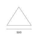 Triangular Outdoor Shade Sail 5x5x5m Solar On Sale