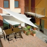 Triangular Outdoor Shade Sail 5x5x5m Solar Promotion