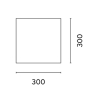 3x3m Solar Square Outdoor Garden Shade Sail On Sale