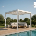 Guadalupe 3x3m Manual Bioclimatic Aluminum Garden Pergola Promotion