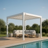 Guadalupe 3x3m Manual Bioclimatic Aluminum Garden Pergola Model