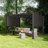 Barbados 3x4m Rectangular Aluminum Outdoor Garden Gazebo 