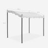 Steel gazebo 3x2m for garden bar hotel Pergola uv
