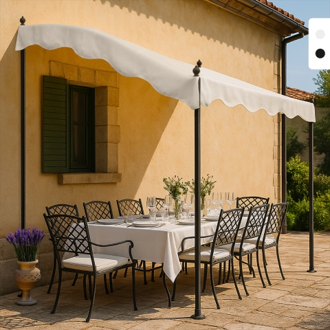 Steel gazebo 3x2m for garden bar hotel Pergola uv Promotion