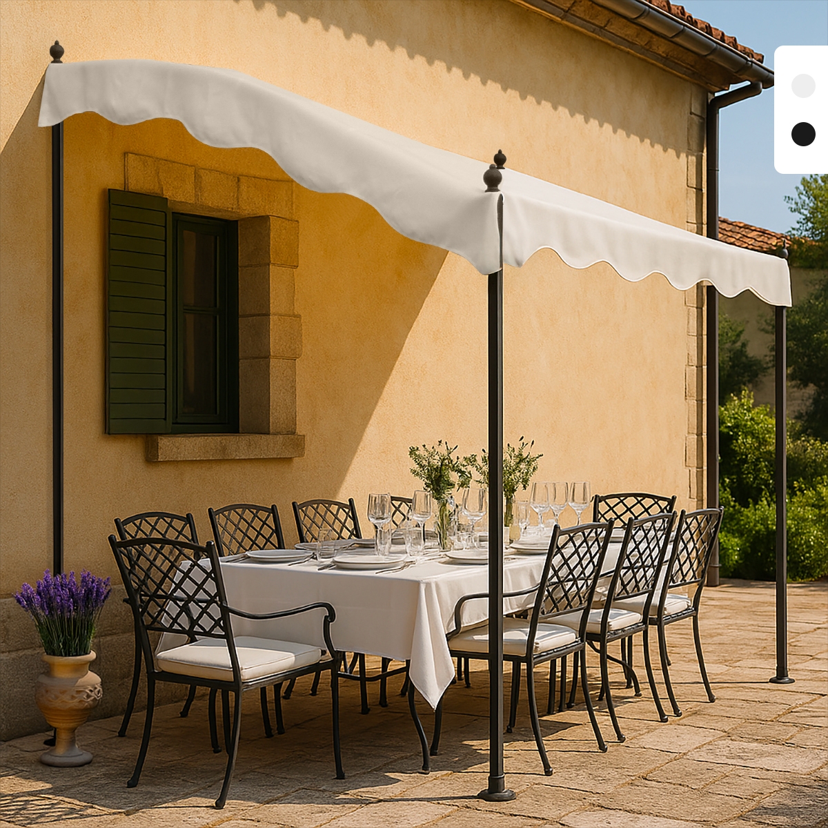 Steel gazebo 3x2m for garden bar hotel Pergola uv