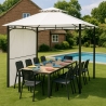 Gazebo 33x33 metri giardino bar veranda mercato pagoda Antigua Promotion