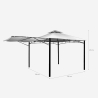 Gazebo 33x33 metri giardino bar veranda mercato pagoda Antigua Bulk Discounts