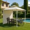 Gazebo 3.3x3.3 metres garden bar veranda market pagoda Antigua uv Offers