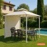 Gazebo 3.3x3.3 metres garden bar veranda market pagoda Antigua uv Bulk Discounts