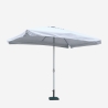 Eden 3x2M Rectangular Garden Parasol With Aluminium Pole And Weather-Resistant Canopy Characteristics