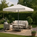 Eden 3x2M Rectangular Garden Parasol With Aluminium Pole And Weather-Resistant Canopy Catalog