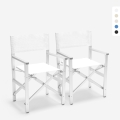 2 Portable Folding Beach Chairs, Aluminum & Textilene, Regista Gold Promotion