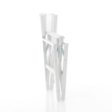 Regista Gold White Folding Beach Chair in Aluminum and White Textilene Characteristics