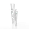 Regista Gold White Folding Beach Chair in Aluminum and White Textilene Characteristics