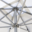 Marte 3x3m Square Garden Parasol 