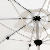 Eden 3 m Large Octagonal Aluminium Garden Parasol Outdoor Choice Of