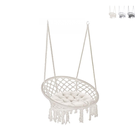 Luxory Round Hanging Hammock with Cotton Cushion Promotion