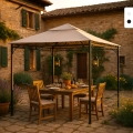 Steel gazebo 3x3 meters windproof Style Promotion