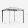 Steel gazebo 3x3 meters windproof Style Characteristics