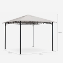 Gazebo 3x3 metres garden steel windproof Style uv Buy
