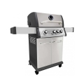 Montana 3-Burner Gas BBQ Grill with Side Burner, Stainless Steel Promotion