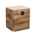 Irving Wooden Storage Chest 52x48x55cm On Sale