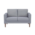 Modern 2-Seater Cotton Sofa 137x73x82cm Ramsey Model