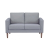 Modern 2-Seater Cotton Sofa 137x73x82cm Ramsey Model