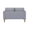Modern 2-Seater Cotton Sofa 137x73x82cm Ramsey Measures
