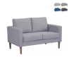 Modern 2-Seater Cotton Sofa 137x73x82cm Ramsey Promotion