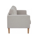 Modern 3-Seater Sofa with Wood-Effect Legs Ramsey Model