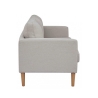 Modern 3-Seater Sofa with Wood-Effect Legs Ramsey Model