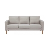 Modern 3-Seater Sofa with Wood-Effect Legs Ramsey On Sale