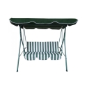 Garden Swing Chair with Removable Cushions Green Promotion