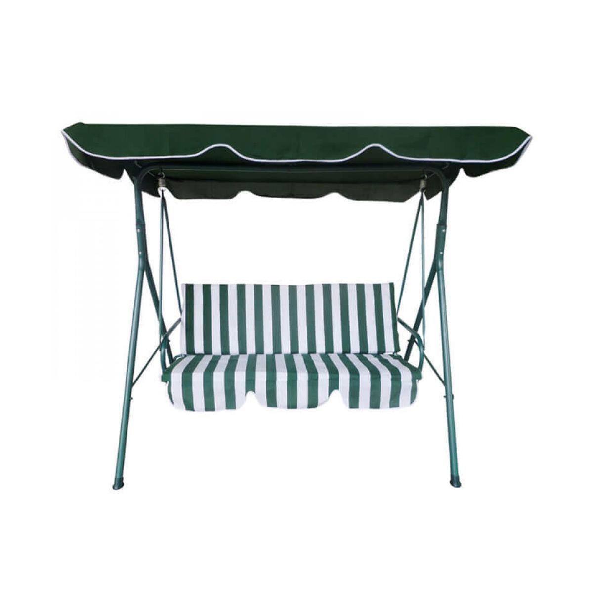 Garden Swing Chair with Removable Cushions Green Promotion