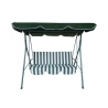 Garden Swing Chair with Removable Cushions Green Promotion