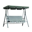 Garden Swing Chair with Removable Cushions Green Offers