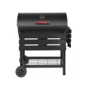 Steel Charcoal Grill with Wheels and Lid, 2 Grates - Tennessee On Sale