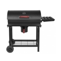 Steel Charcoal Grill with Wheels and Lid, 2 Grates - Tennessee Offers