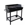 Charcoal Barbecue with Wheels and 2 Adjustable Grates Wisconsin Promotion